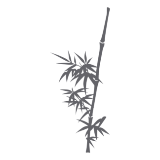 Bamboo Stick Decal (Grey)